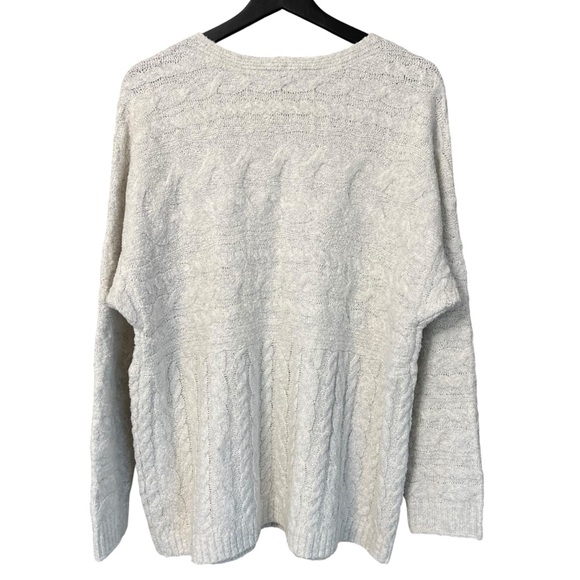 J. Jill Cream Cable Knit Sweater - Picture 4 of 5